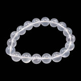 Japanese Natural Quartz 11mm Bead Bracelet 34.4g (ID:10082)