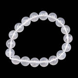 Japanese Natural Quartz 11mm Bead Bracelet 34.4g (ID:10082)