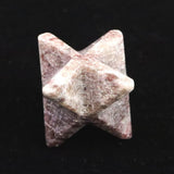 Japanese Natural Arknite Jasper 25.5mm Star Polyhedron 7.29g (ID:10405)