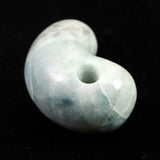 Natural Itoigawa Jadeite Blue 26mm Magatama 9.3g with Certificate (ID:10796)