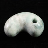 Natural Itoigawa Jadeite Blue 26mm Magatama 9.3g with Certificate (ID:10796)