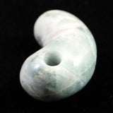 Natural Itoigawa Jadeite Blue 26mm Magatama 9.3g with Certificate (ID:10796)