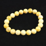 Japanese Natural Yellow Quartz 10mm Bead Bracelet 30.1g (ID:10915)