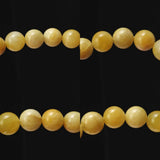 Japanese Natural Yellow Quartz 10mm Bead Bracelet 30.1g (ID:10915)