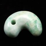 Natural Itoigawa Jadeite Light Green 28mm Magatama 13.05g with Certificate (ID:11594)