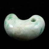 Natural Itoigawa Jadeite Light Green 28mm Magatama 13.05g with Certificate (ID:11594)