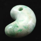 Natural Itoigawa Jadeite Light Green 28mm Magatama 13.05g with Certificate (ID:11594)