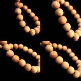 Japanese Natural Izumo Black Pine Wood 6mm Bead Bracelet 3.2g (ID:12077)