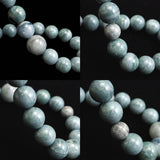 Natural Itoigawa Jadeite Blue 10mm Bead Bracelet 36.1g with Certificate (ID:12114)