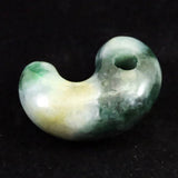 Natural Itoigawa Jadeite Green 30mm Magatama 11.5g with Certificate (ID:13776)
