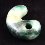 Natural Itoigawa Jadeite Green 30mm Magatama 11.5g with Certificate (ID:13776)