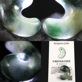 Natural Itoigawa Jadeite Green 30mm Magatama 11.5g with Certificate (ID:13776)