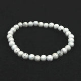 Japanese Natural Omi Rhyolite 6mm Bead Bracelet 9.2g (ID:13985)