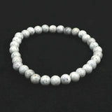 Japanese Natural Omi Rhyolite 6mm Bead Bracelet 9.2g (ID:13985)