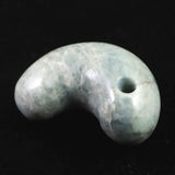 Natural Itoigawa Jadeite Blue 25mm Magatama 8.8g with Certificate (ID:14019)
