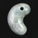 Natural Itoigawa Jadeite Blue 25mm Magatama 8.8g with Certificate (ID:14019)