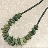 Izumo Jasper Tumble Bead Necklace 35.8g (ID:14304)