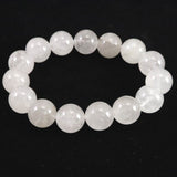 Japanese Natural Quartz Grade A 15mm Bead Bracelet 70.8g (ID:14382)