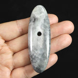 Natural Itoigawa Jadeite Black 71mm Taishu 38.0g with Certificate (ID:15062)