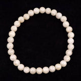 Japanese Natural Ninigi Quartz 6mm Bead Bracelet 9.9g (ID:15413)