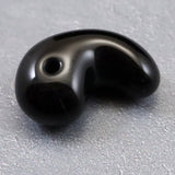 Japanese Natural Obsidian 27.5mm Magatama 7.4g (ID:15589)
