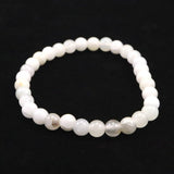 Japanese Natural Quartz AA Grade 6mm Bead Bracelet 9.8g (ID:15807)