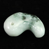 Natural Itoigawa Jadeite Light Green 31mm Magatama 13.04g with Certificate (ID:15823)