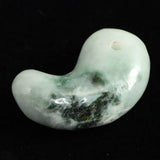 Natural Itoigawa Jadeite Light Green 31mm Magatama 13.04g with Certificate (ID:15823)