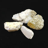 Japanese Natural Chalcedony 40mm Rough Stone Set of 4 86.8g (ID:15987)