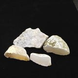 Japanese Natural Chalcedony 40mm Rough Stone Set of 4 86.8g (ID:15987)