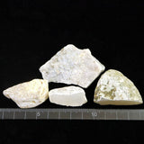 Japanese Natural Chalcedony 40mm Rough Stone Set of 4 86.8g (ID:15987)