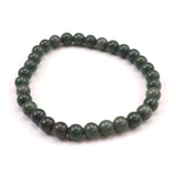 Izumo Jasper Bead Bracelet 6mm 10.2g with Certificate (ID:17144)