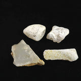 Japanese Natural Chalcedony 40mm Rough Stone Set of 4 82.5g (ID:17358)