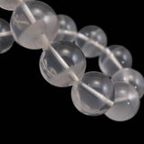 Japanese Natural Quartz 12mm Bead Bracelet 47.9g (ID:18296)