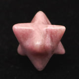 Japanese Natural Rhodonite 17mm Star Polyhedron 3.3g (ID:19037)