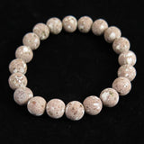 Japanese Natural Red Io Stone 10mm Bead Bracelet 22.5g (ID:19147)