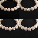 Japanese Natural Red Io Stone 10mm Bead Bracelet 22.5g (ID:19147)