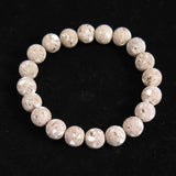 Japanese Natural Red Io Stone 10mm Bead Bracelet 22.5g (ID:19147)