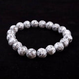 Japanese Natural Angel Snow Lite 10mm Bead Bracelet 26.3g (ID:20046)
