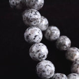 Japanese Natural Angel Snow Lite 10mm Bead Bracelet 26.3g (ID:20046)