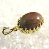 Japanese Natural Yufu Yellow Jasper 18mm Oval Pendanttop 18000g (ID:20171)