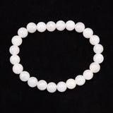 Japanese Natural Quartz AA Grade 8mm Bead Bracelet 18.4g (ID:20208)
