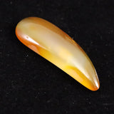 Japanese Natural Agate Unheated Teardrop 38mm Loose Stone 3.7g (ID:20509)