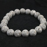 Japanese Natural Io Stone 10mm Bead Bracelet 25.9g (ID:20818)
