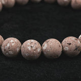 Japanese Natural Red Io Stone 10mm Bead Bracelet 22.4g (ID:21014)