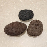 Japanese Natural Mt. Fuji Basalt Lava 58mm Tumbled Stones Set of 3 163g (ID:21175)