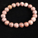 Japanese Natural Red Tosa Sakura 10mm Bead Bracelet 28.3g (ID:21258)