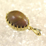 Japanese Natural Yufu Yellow Jasper 18mm Oval Pendanttop 18000g (ID:21768)