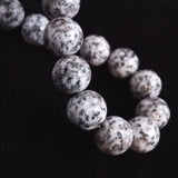 Japanese Natural Angel Snow Lite 12mm Bead Bracelet 42.0g (ID:21790)