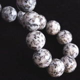 Japanese Natural Angel Snow Lite 12mm Bead Bracelet 42.0g (ID:21790)